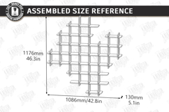 Mug Holder and Rack Laser Cut Bundle | 3D Cup Display Shelf Product Image 21