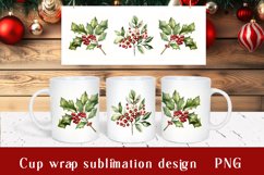 Christmas mug cup wrap sublimation printable designs Product Image 1