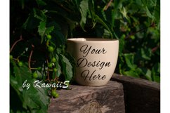 5 Photos Set White Cup Mockup Tea Coffee Mug TemplateOutdoor Product Image 5