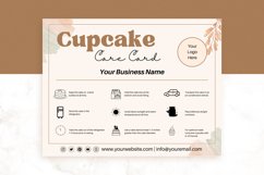 Cupcake Care Card Customizable Template Design Product Image 2