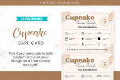 Cupcake Care Card Customizable Template Design Product Image 4