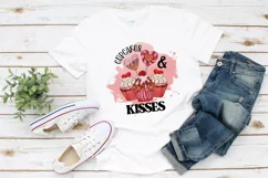 Cupcakes and Kisses Valentines Day Printable Design Product Image 4