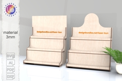 Laser Cut Display Stand SVG File for Shop and Craft Booths Product Image 1