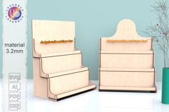 Laser Display Stand SVG for Market Booths and Craft Tables Product Image 1