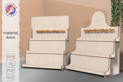 Laser Cut Stand SVG for Retail Display and Product Shelves Product Image 1