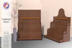 Laser Cut Product Display Stand SVG for Craft Markets Product Image 1