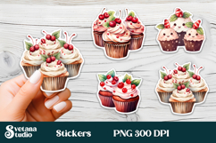 Funny food and drink character stickers printable PNG bundle Product Image 10
