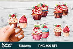 Funny food and drink character stickers printable PNG bundle Product Image 11