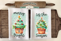 Holiday Kitchen Towel Bundle | 16 Christmas Baking PNG Files Product Image 6