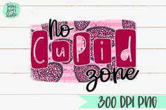 No Cupid Zone | An Anti Valentine&#039;s Day PNG Product Image 2