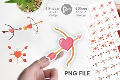 Cupid Bow Sticker Product Image 1