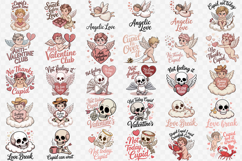 Cute &amp; funny Valentine Clipart bundle | Anti Valentine Cupid Product Image 3