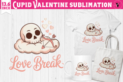 Cute Valentines Clipart | Anti Valentine Cupid Product Image 1