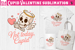 Cute Valentines Clipart | Anti Valentine Cupid Product Image 1