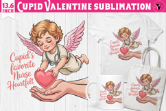 Cute Valentines Clipart | Romantic Love Cupid Product Image 1