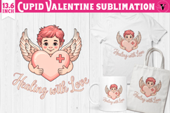 Cute Valentines Clipart | Romantic Love Cupid Product Image 1