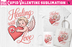 Cute Valentines Clipart | Romantic Love Cupid Product Image 1