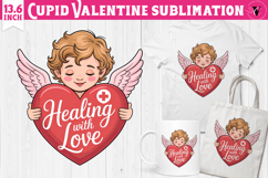 Cute Valentines Clipart | Romantic Love Cupid Product Image 1
