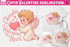 Cute Valentines Clipart | Romantic Love Cupid Product Image 1