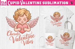 Cute Valentines Clipart | Romantic Love Cupid Product Image 1