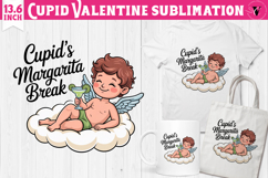 Cute Valentines Clipart | Anti Valentine Cupid Product Image 1