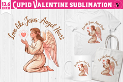 Cute Valentines Clipart | Anti Valentine Cupid Product Image 1
