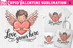Cute Valentines Clipart | Anti Valentine Cupid Product Image 1
