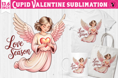 Cute Valentines Clipart | Anti Valentine Cupid Product Image 1