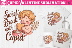 Cute Valentines Clipart | Romantic Love Cupid Product Image 1