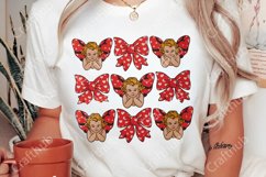 Cupid Coquette bow Png, Retro Valentine Shirt Design, Baby Product Image 3