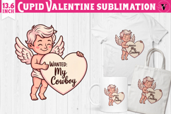 Cute Valentines Clipart | Romantic Love Cupid Product Image 1