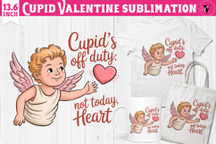 Cute Valentines Clipart | Anti Valentine Cupid Product Image 1