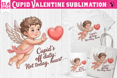 Cute Valentines Clipart | Anti Valentine Cupid Product Image 1