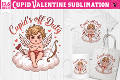 Cute Valentines Clipart | Anti Valentine Cupid Product Image 1