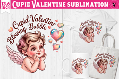 Cute Valentines Clipart | Romantic Love Cupid Product Image 1