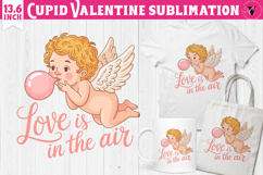 Cute Valentines Clipart | Romantic Love Cupid Product Image 1