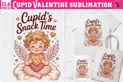 Cute Valentines Clipart | Romantic Love Cupid Product Image 1