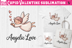 Cute Valentines Clipart | Romantic Love Cupid Product Image 1