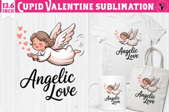 Cute Valentines Clipart | Romantic Love Cupid Product Image 1