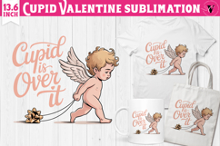Cute Valentines Clipart | Anti Valentine Cupid Product Image 1