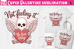 Cute Valentines Clipart | Anti Valentine Cupid Product Image 1