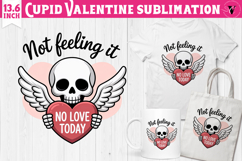 Cute Valentines Clipart | Anti Valentine Cupid Product Image 1