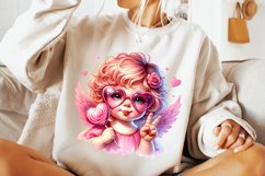 Valentine&#039;s Day Cupid PNG, Retro Cupid, Cute Cupid PNG, Love Product Image 2