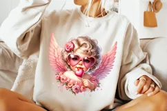 Valentine's Day Cupid PNG, Retro Cupid, Cute Cupid PNG, Love Product Image 3