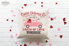 Cupid Delivery Co SVG, Farmhouse Valentine Sign SVG Product Image 2
