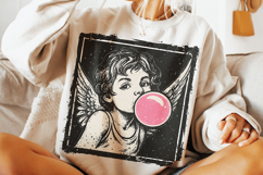 Valentine's Day Cupid PNG, Grunge Retro Cupid PNG, Love PNG Product Image 2