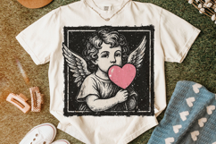 Valentine's Day Cupid PNG, Retro Cupid PNG, Love PNG, XoXo Product Image 4