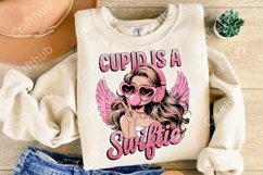 Cupid Is A Swiftie PNG, Cupid png, Valentines Day Png Product Image 2