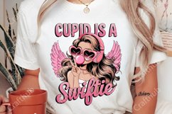 Cupid Is A Swiftie PNG, Cupid png, Valentines Day Png Product Image 1