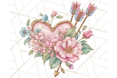 Cupid and Cherub Valentine Clipart PNG Romantic Love Product Image 3